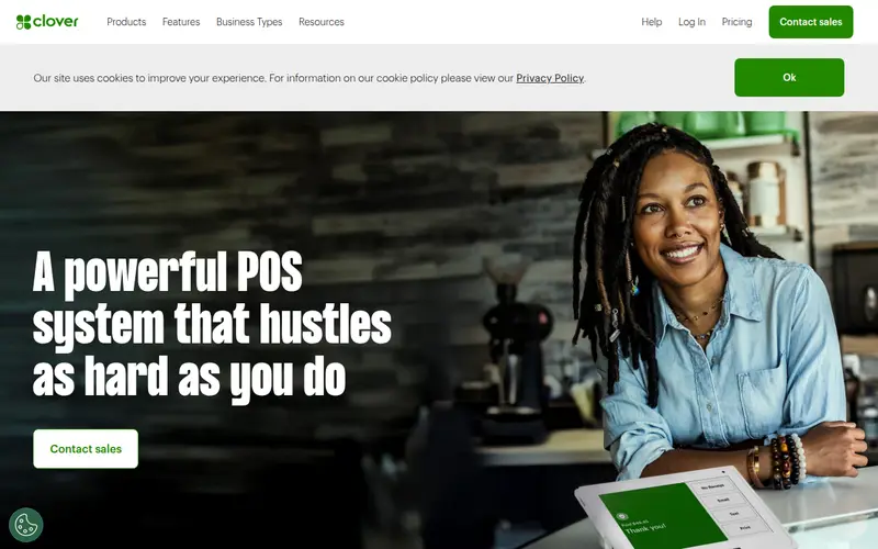 Clover homepage, 14 October 2026