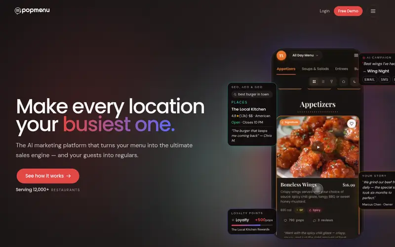 Popmenu homepage, 14 October 2026
